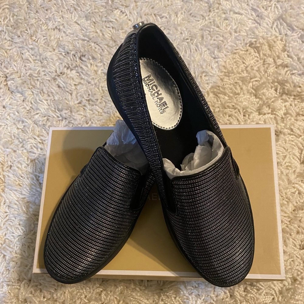 Michael Kors Glitter slip ons size 7.5